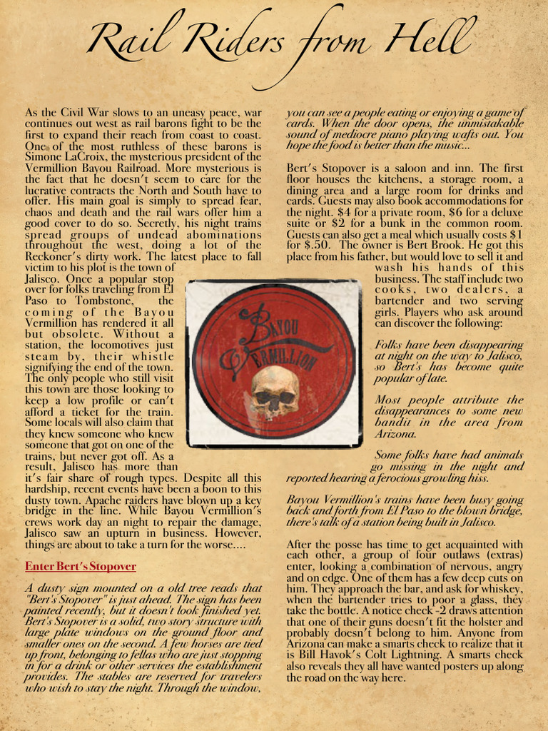 Rail Riders From Hell | PDF