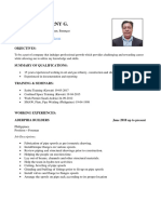 Magbojos, Berny - Resume