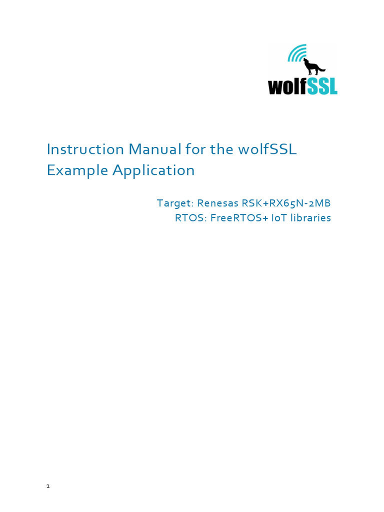 InstructionManualForExample RSK+RX65N-2MB EN | PDF | Transport Layer ...
