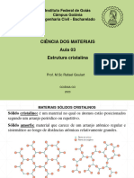 Aula 03 - Estrutura Cristalina