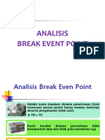 11. Break Event Point (BEP)