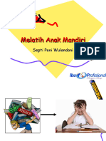 Melatih Anak Mandiri