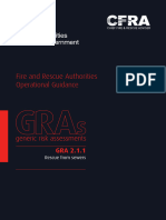 Operational Guidance Fire and Rescue Authorities: GRA 4.3 GRA 2.1.1