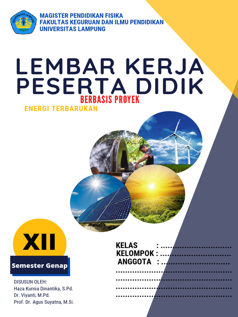 LKPD Berbasis Proyek Energi Terbarukan | PDF