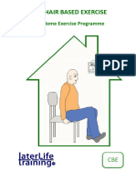 Chair Based Home Exercise Programme