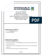 CFI5104201205 Investment Analysis