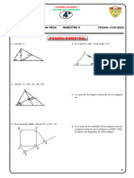 Cuarto - Geometría - Examen Bimestral - II b - 13-07-2022