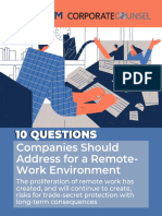 10 Questions Companies Should Address For A Remote-Work Environment