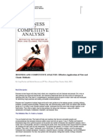 Business and Competitive Analysis Methods