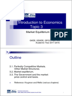 Introduction To Economics: Topic 3