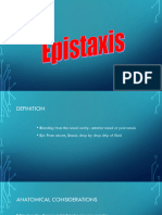 ENT 2 Epistaxis