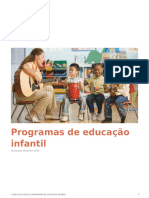 Programas de Educacao Infantil