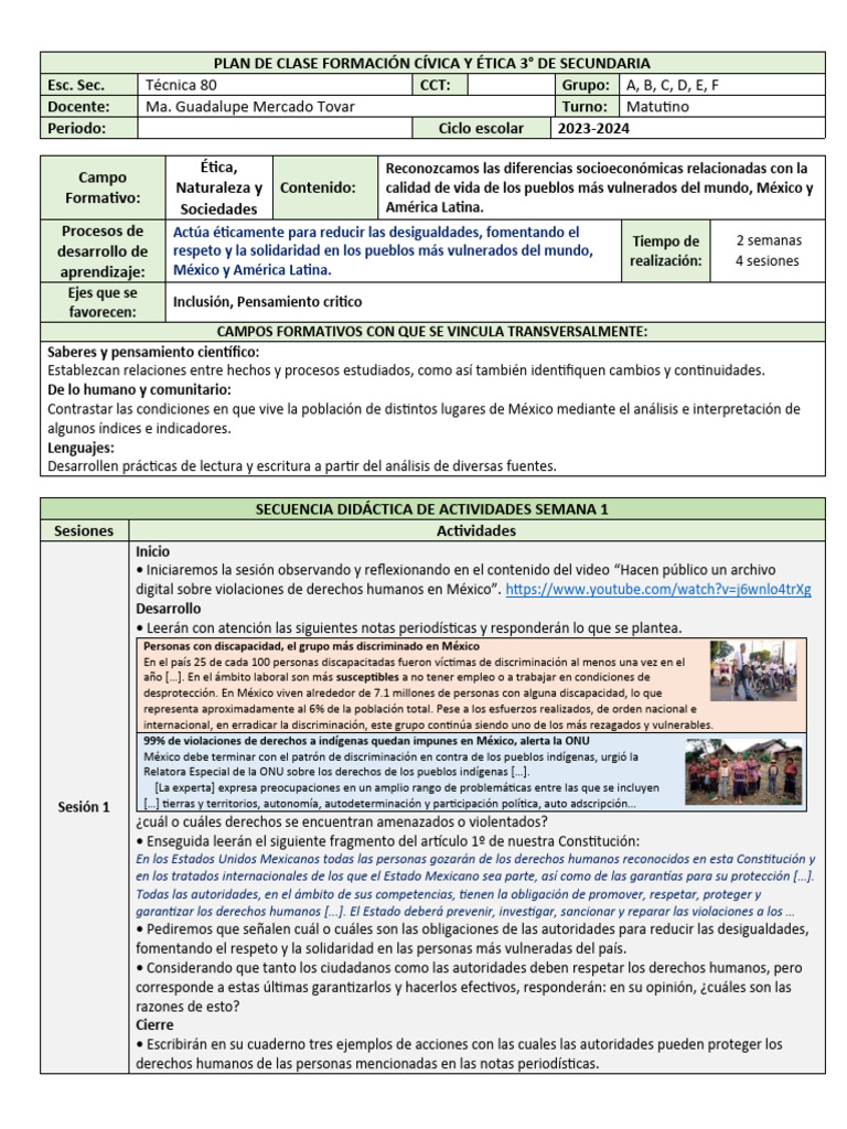 Desigualdad Socioeconómica y Calidad de Vida | PDF | Desigualdad social ...