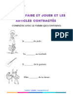 Le Verb Faire Et Jouer