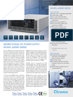 Chroma Bidirectional DC Power Supply Model 62000D Series