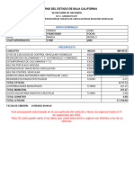 Presupuesto Reposición de Tarjeta de Circulación - Registro Vehicular