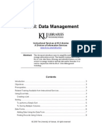 Excel 2003 Data-Management
