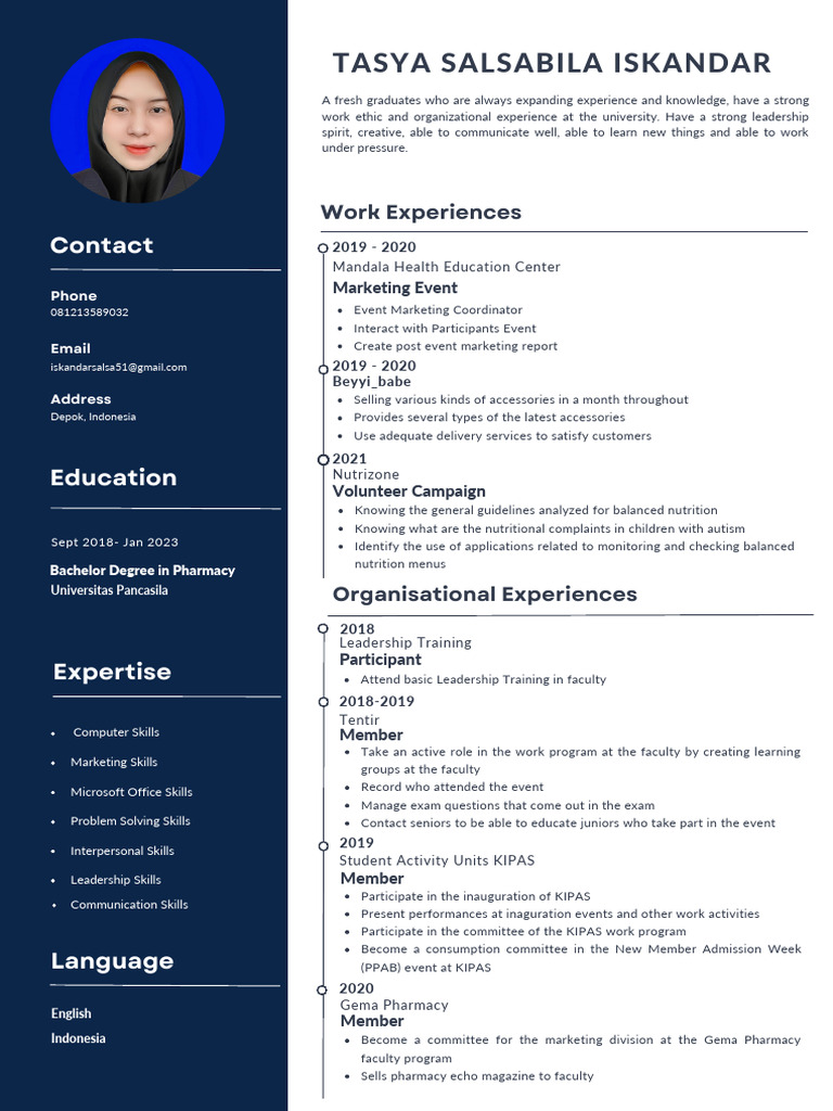 Fresh Graduate with Marketing Skills | PDF