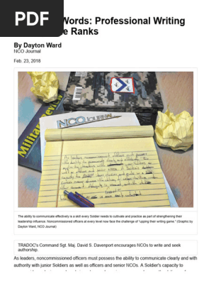 Art of Words - Profesional Writing Through The Ranks