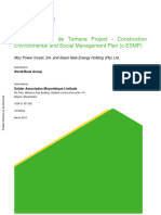 Construction Environmental and Social Management Plan