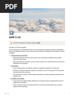 Cloud Computing Notes Btech Csvtu 6th Sem