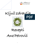 Ključ Zdravlja - Recepti Ane Petrović