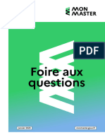 FAQ Portail Dinformation Et Candidature 1re Annee Master