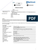 Form Keterangan Pelamar - Ferdiansyah