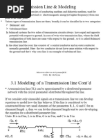 Chapter 3 - Transmission Lines and Wave Guides