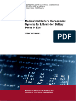 Modularized Battery Management Systems For Lithium-Ion Battery Packs in EVs