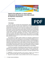 Impacto Das Epidemias No Espaço Público Vimaranense de Oitocentos: Uma Visão Através Da Imprensa Vimaranense