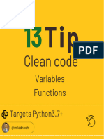 13 Tip Clean Code in Python (Variables, Functions)