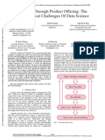 Big Data Through Product Offering The Technological Challenges of Data Science