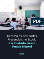 Cartilha Saúde Mental Retorno Às Aulas Presenciais MPSC