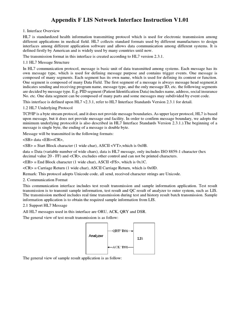 HL7 Interface Standards Overview V1.01 | PDF | Computer Engineering ...