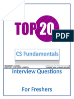 CS Fundamental Interview Questions