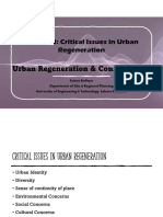 Lec-3 - Critical Issues in Urban Regeneration