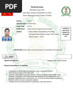 Indian Army Serving Certificate Format | PDF