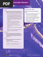 OWN IT 3 Culture - Project - Unit7