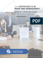 A20038 Leadership Communication - Assessments - v1.0
