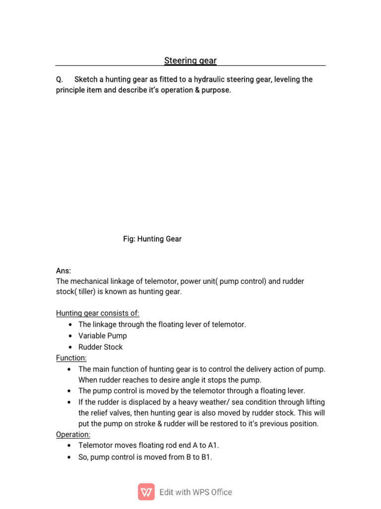 2.steering Gear PDF Electron Physical Chemistry