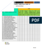 Lista de Cotejo Evaluación 5 A