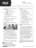 Unit 3 Standard Test Answers | PDF | Linguistics