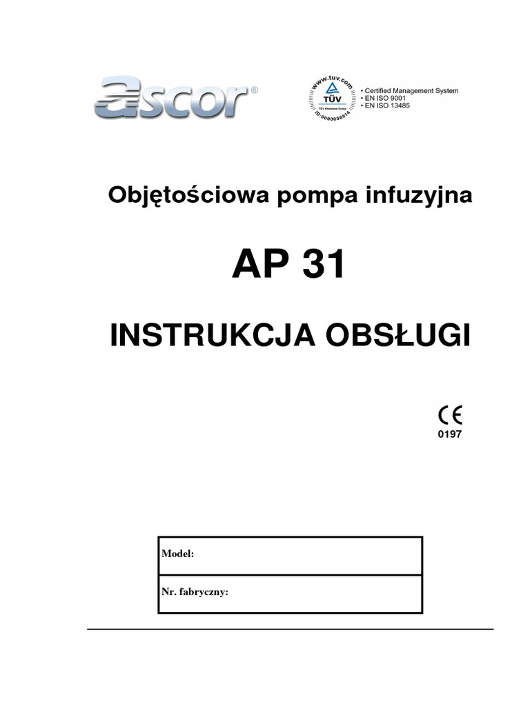 Ascor AP31 PDF