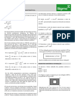 Revisão Do 1º Semestre - Matemática: Atividades Extras