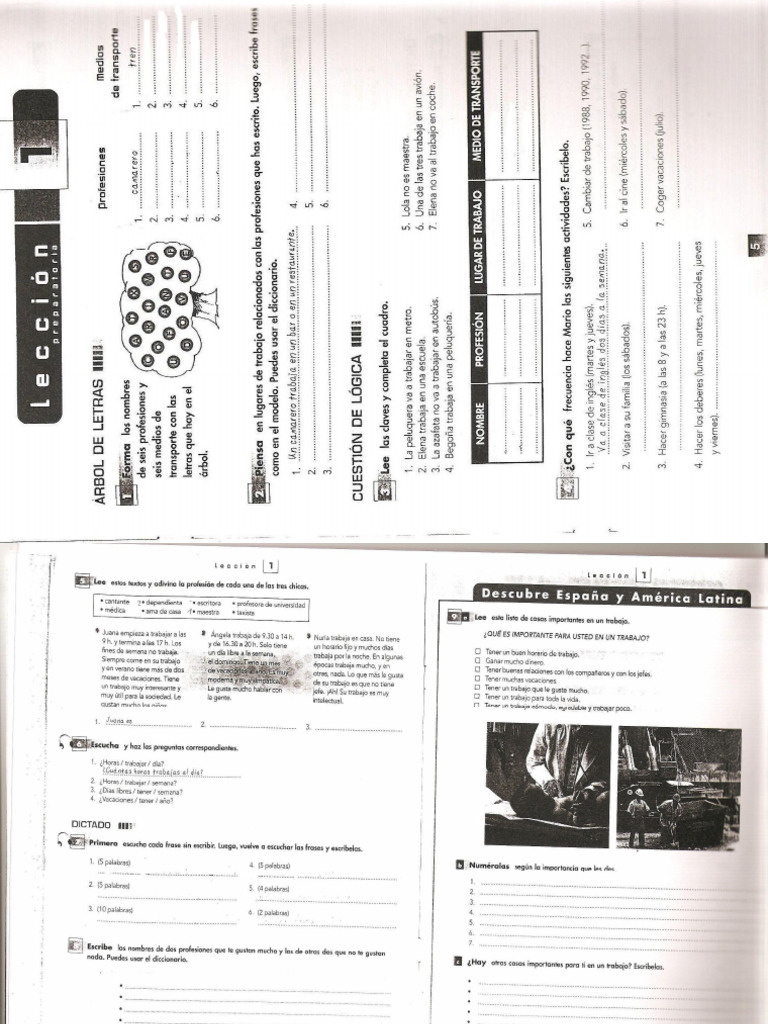 Nuevo Ele Inicial 2 Cuaderno de Ejercicios | PDF