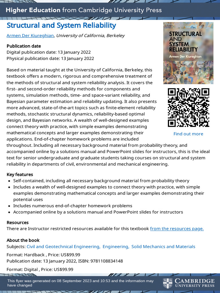 Structural And System Reliability Pdf