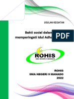 Proposal Baksos Ied Adha 1443 H Rohis