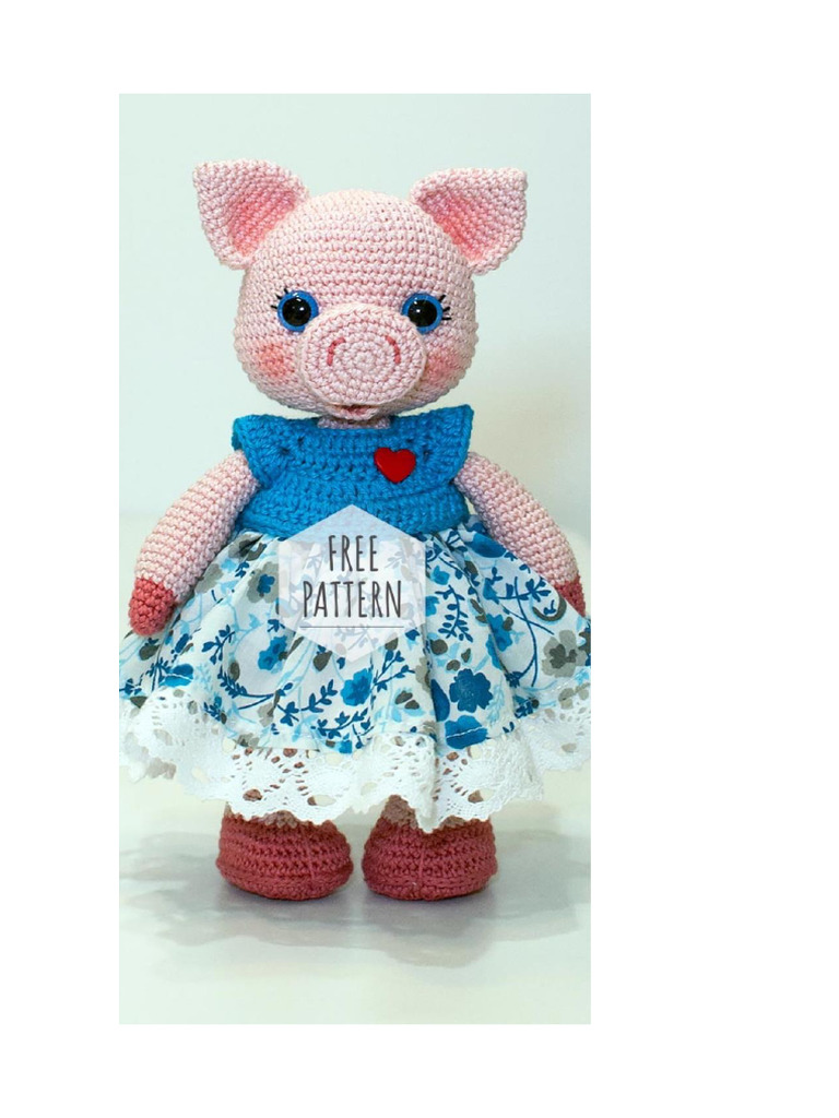 Cerdita amigurumi crochet | PDF