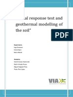 0 Thermal Response Test and Geothermal M